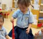 Children playing blocks Starshine Montessori 90x80