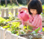 Child Watering Plants 90x80