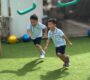 Children playing outdoor playground Starshine Montessori 90x80